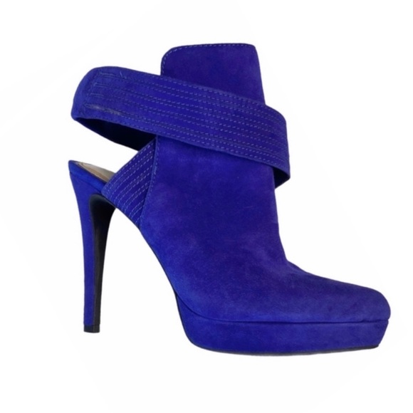 Gianni Bini Shoes - new Gianni Bini ♥︎ Suede Ankle Wrap Platform Slingback Stilettos Heels ♥︎ Cobalt